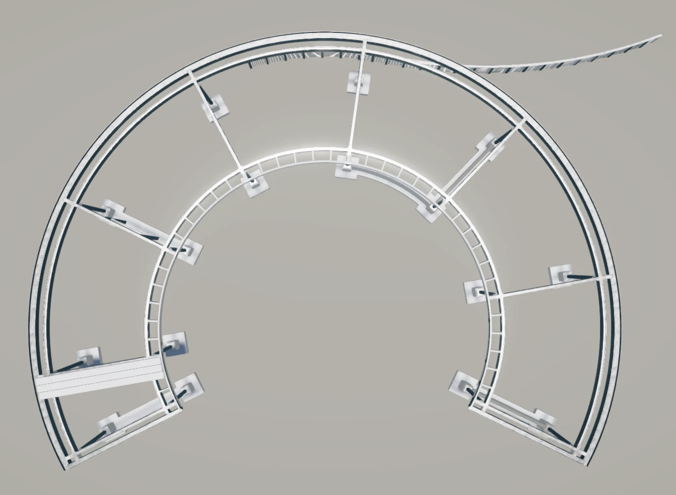 steel detailing services, River Edge Park project, structural steel detailing, 3D steel modelling, fabrication-ready steel drawings, steel erection drawings, industrial steel project, Nexont Engineering steel projects, structural steel detailing company, commercial building steel structure