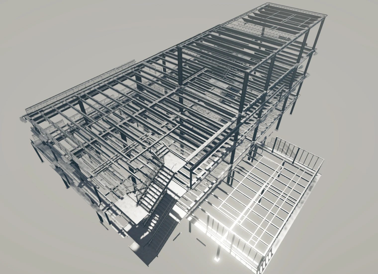 steel detailing, Four Winds Field project, structural steel detailing, stadium steel structure, steel fabrication drawings, steel erection drawings, commercial entertainment building steel, Nexont Engineering steel projects, 3D steel modelling, industrial steel detailing company